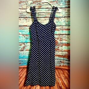 ⚜️”ROMY” NAVY POLKA DOT SUNDRESS⚜️